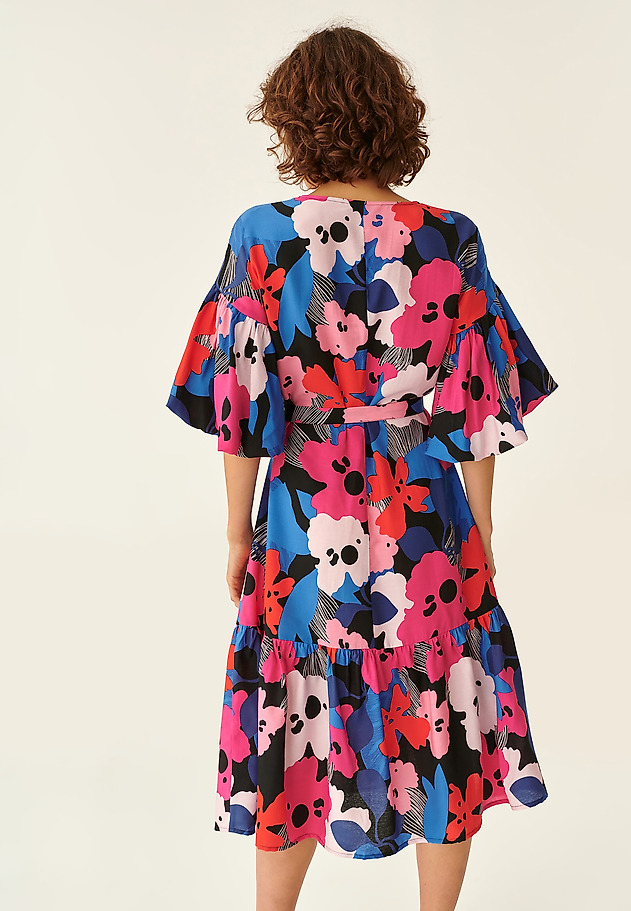 LADIES' PRINTED DRESS CLOTI LADIES' PRINTED DRESS CLOTI MULTIKOLOR 4