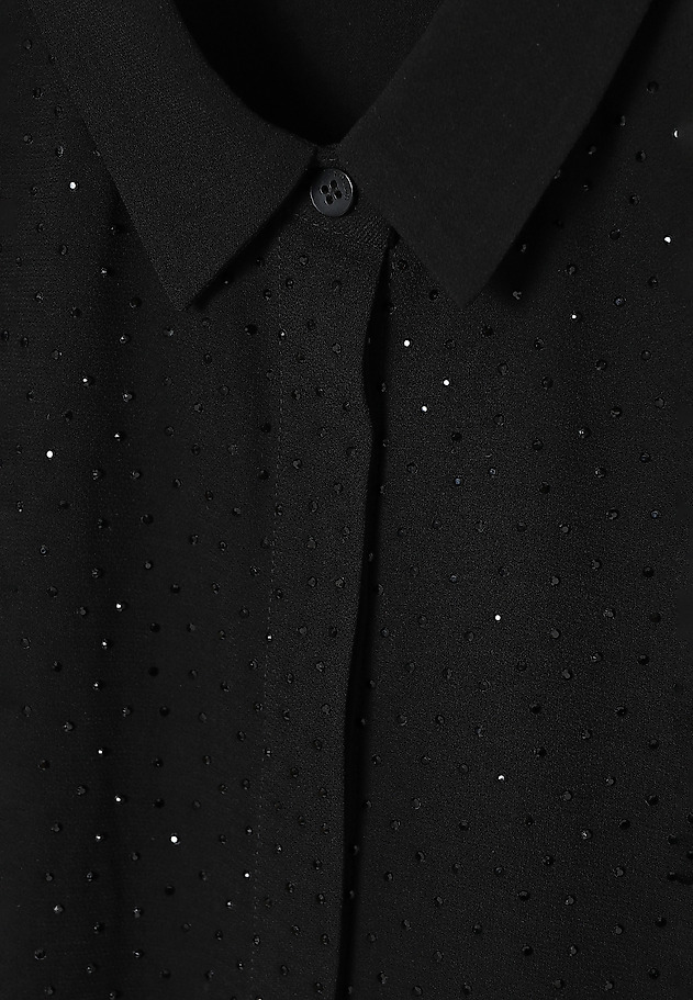 LADIES' WOVEN SHIRT WITH SEQUINS — PATTI LADIES' WOVEN SHIRT WITH SEQUINS — PATTI CZARNY 7