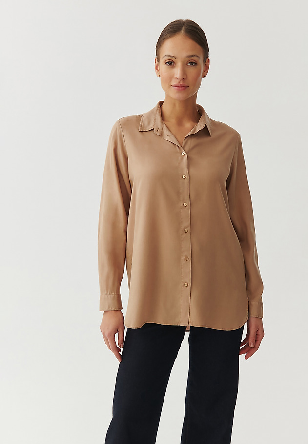LADIES’ TUNIC-STYLE SHIRT - MALBA LADIES’ TUNIC-STYLE SHIRT - MALBA BEŻOWY 3