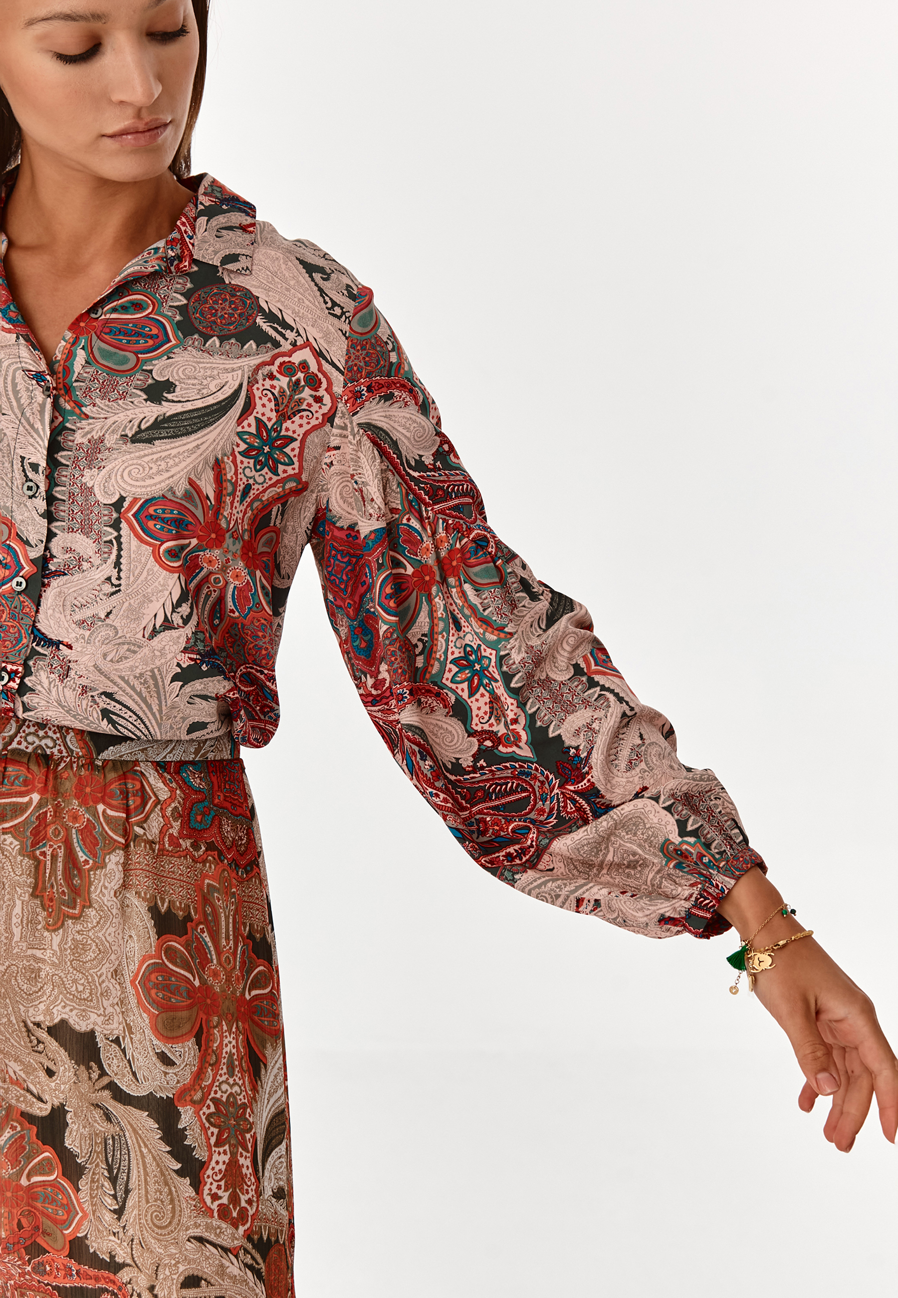 dámská košile textilní MILAKI VÍCEBAREVNÝ 2