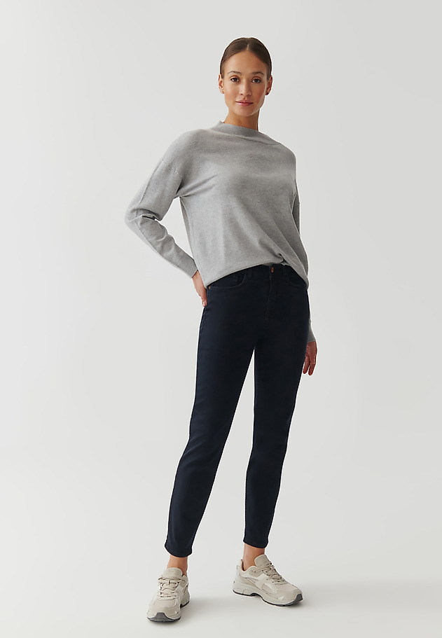 LADIES’ CLASSIC REGULAR FIT JEANS - ROMIKI LADIES’ CLASSIC REGULAR FIT JEANS - ROMIKI GRANATOWY 1