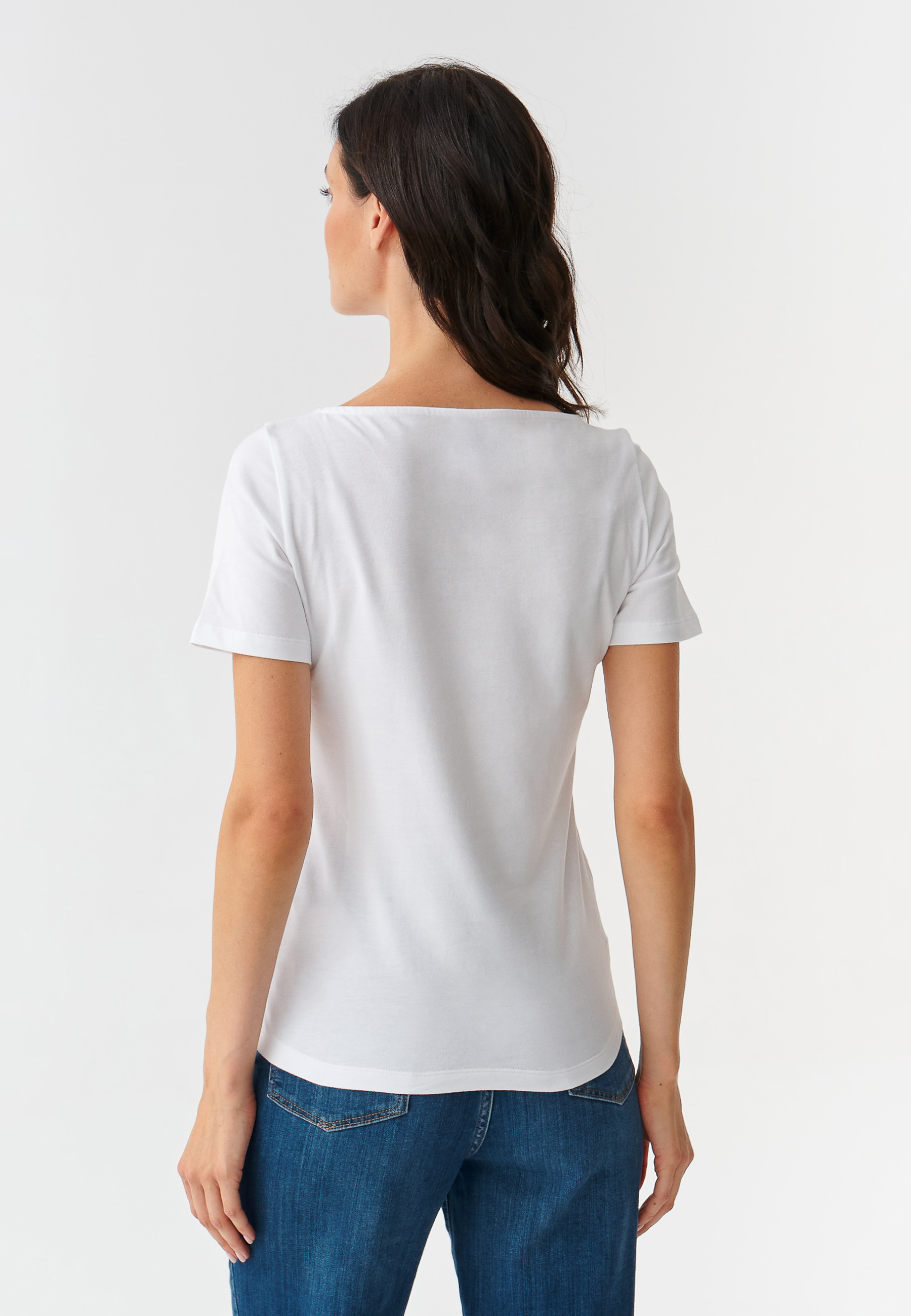 PRILAGOJENA ŽENSKA MAJICA S TEDDY MEDVEDKOM - MIKAJANA 1 BELA 2