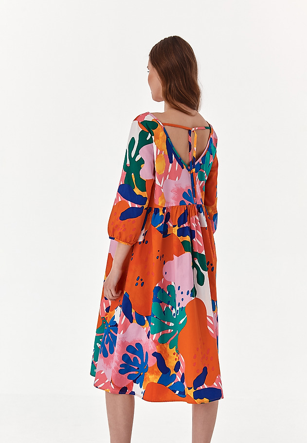 BLOOMING COLLECTION: PATTERNED DRESS LAWIKO BLOOMING COLLECTION: PATTERNED DRESS LAWIKO MULTICOLOR 3