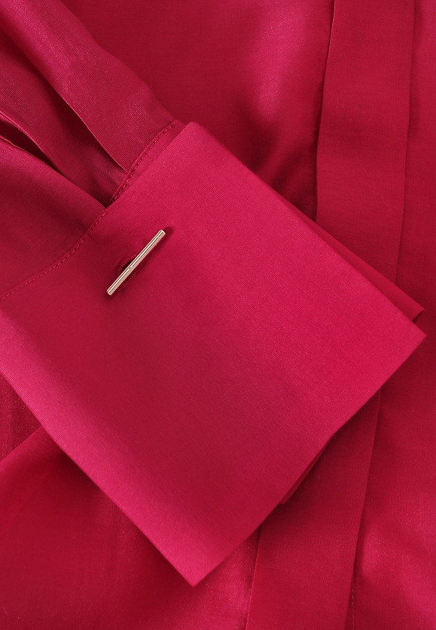 FUCHSIA LYOCELL SHIRT — BERRY FUCHSIA LYOCELL SHIRT — BERRY CZERWONY 9