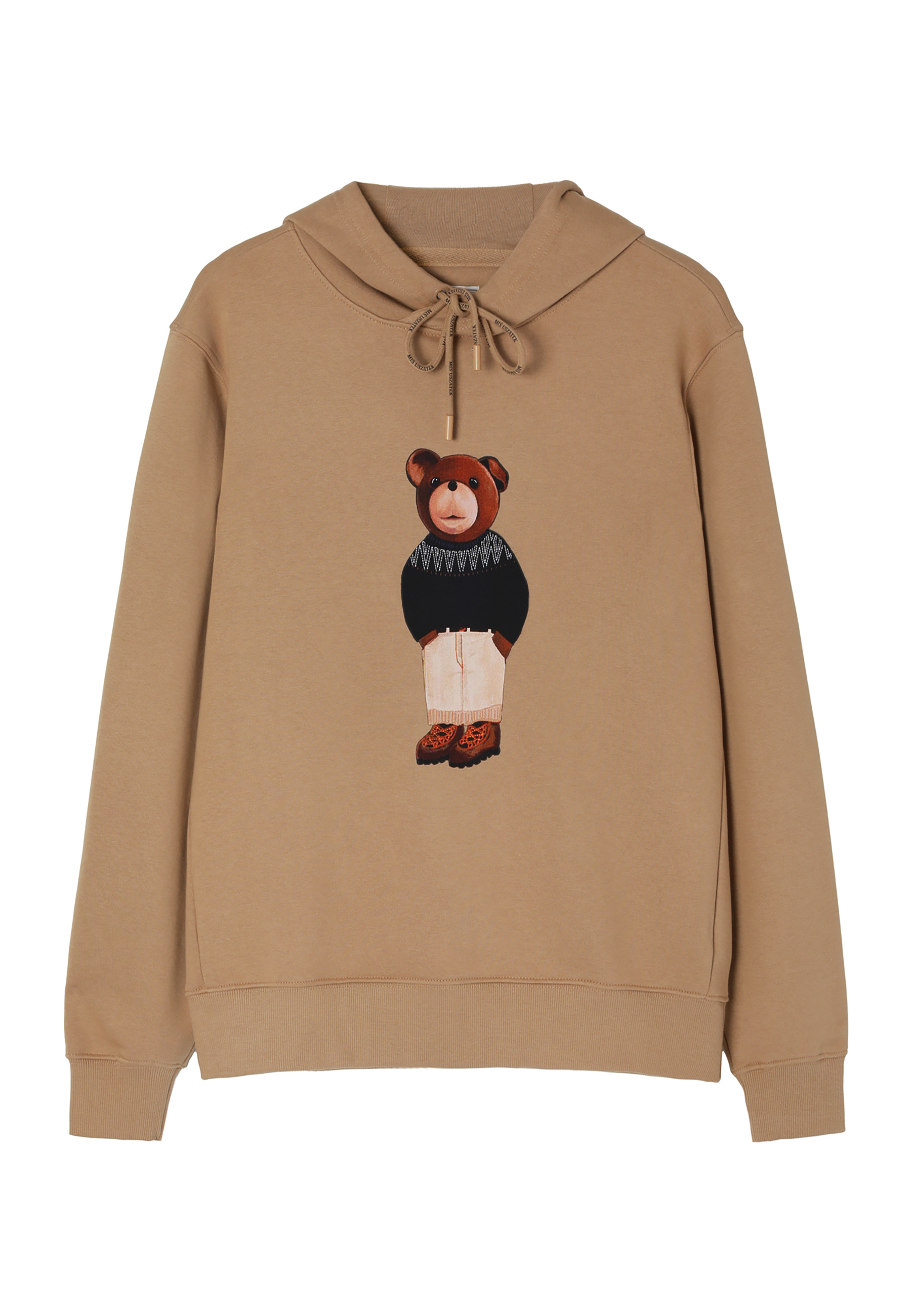 PÁNSKA ÚPLETOVÁ MIKINA S POTLAČOU MACKA UŠKA – OLEG BÉŽOVÁ 2