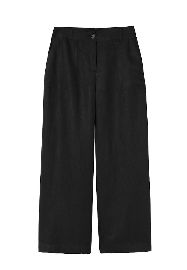 BREATHABLE LADIES’ LINEN PANTS - TORKO BREATHABLE LADIES’ LINEN PANTS - TORKO CZARNY 6