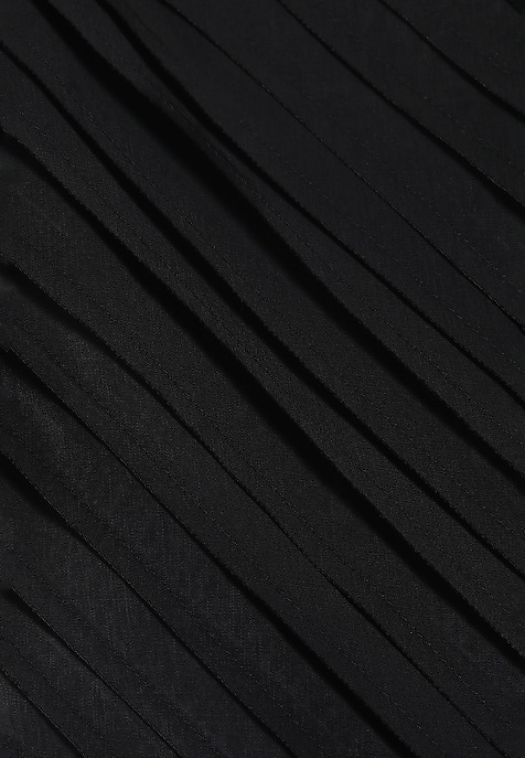 ELEGANCKA TKANINOWA BLUZKA DAMSKA Z KRÓTKIM RĘKAWEM NAKO CZARNY 2