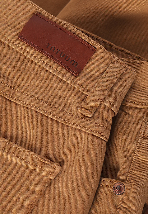 PANTALONI DE DAMĂ, DIN DENIM DEZIRA BEJ 2