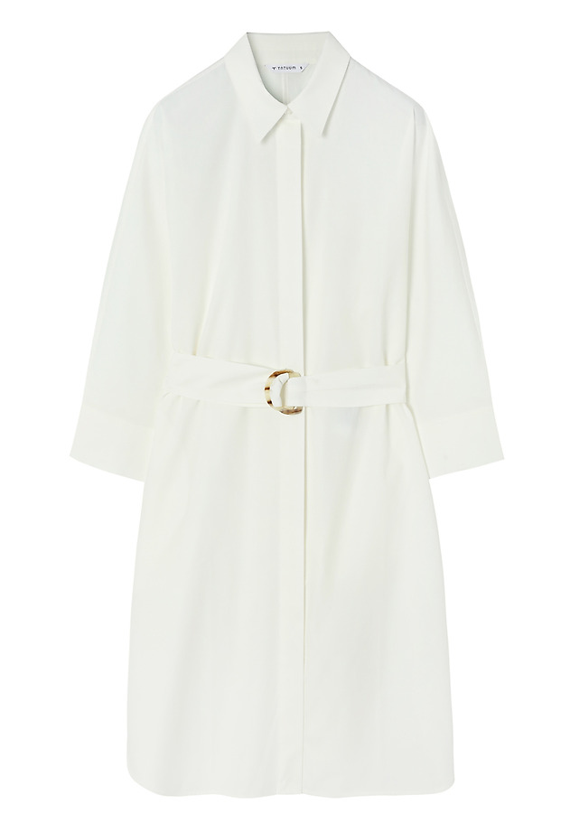 COTTON SHIRT DRESS - ALTEA COTTON SHIRT DRESS - ALTEA ECRU 9