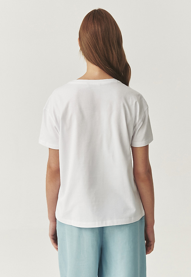 COTTON T-SHIRT - MALATI 2 COTTON T-SHIRT - MALATI 2 BIAŁY 2