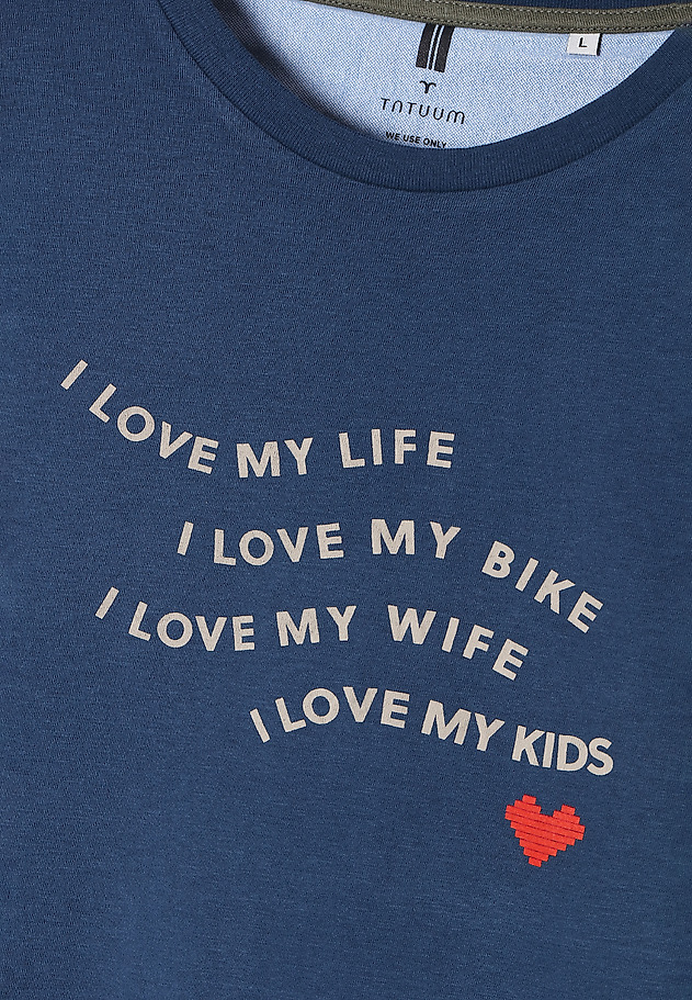 T-SHIRT MĘSKI Z BAWEŁNY MIKIN 6 T-SHIRT MĘSKI Z BAWEŁNY MIKIN 6 NIEBIESKI 5