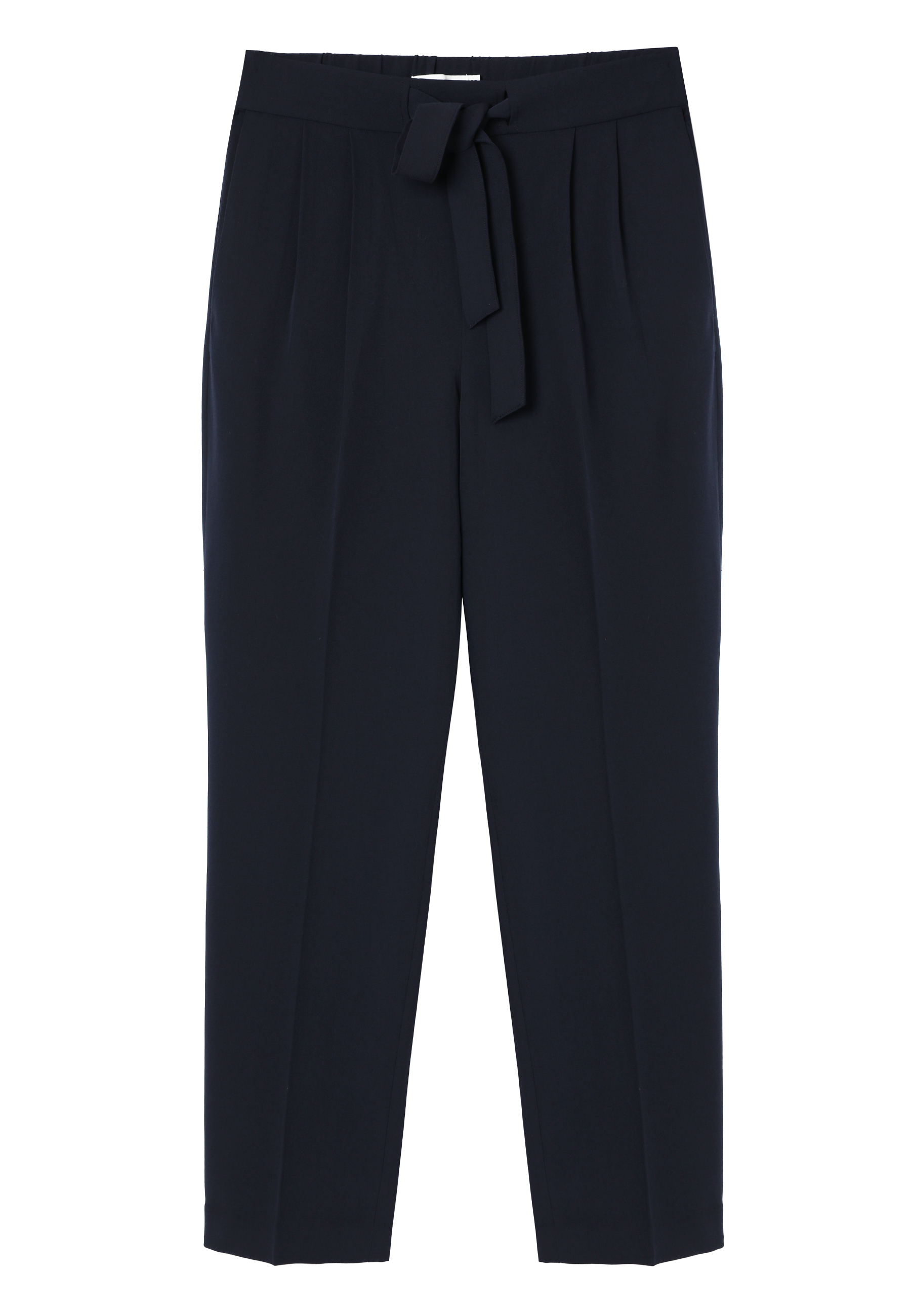 TKANINOWE SPODNIE Z PROSTĄ NOGAWKĄ - SELENKO