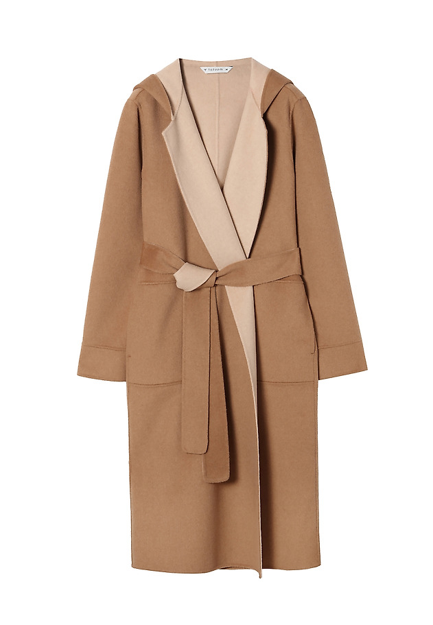 LADIES' WOOL COAT WITH HOOD HILARIA LADIES' WOOL COAT WITH HOOD HILARIA BEIGE 7