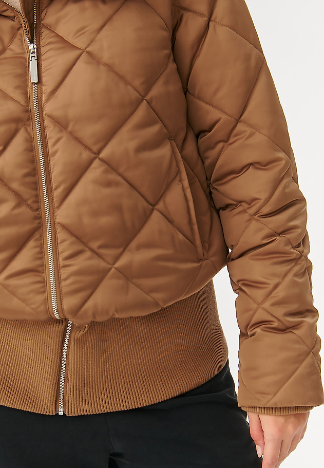 LADIES’ QUILTED JACKET MEKKO LADIES’ QUILTED JACKET MEKKO BEŻOWY 6