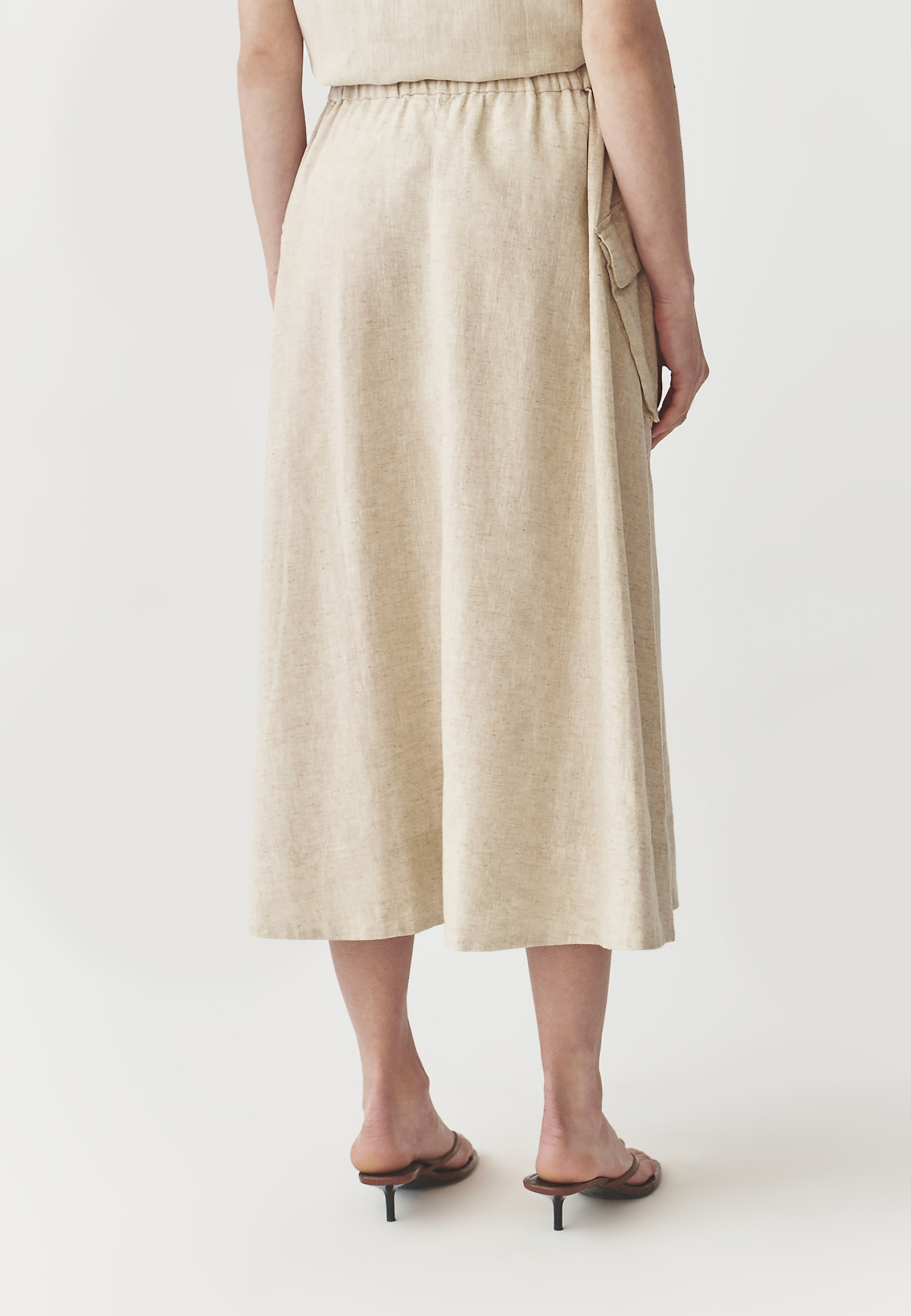 LADIES’ BREATHABLE SKIRT WITH SEWN-IN POCKETS - KONI 2 LADIES’ BREATHABLE SKIRT WITH SEWN-IN POCKETS - KONI 2 BEIGE 98364