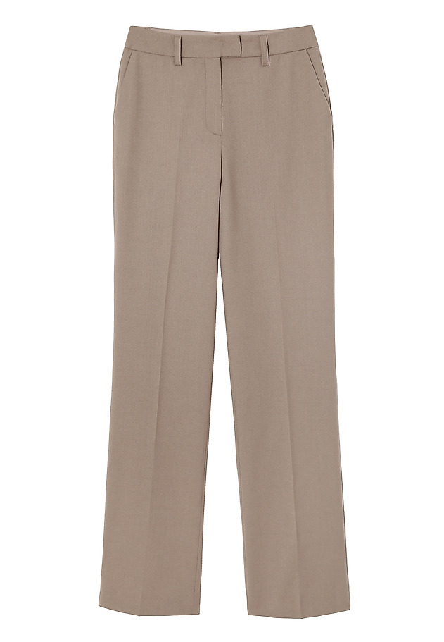 LADIES’ STRAIGHT LEG WOOL TROUSERS - SAS LADIES’ STRAIGHT LEG WOOL TROUSERS - SAS BEŻOWY 3