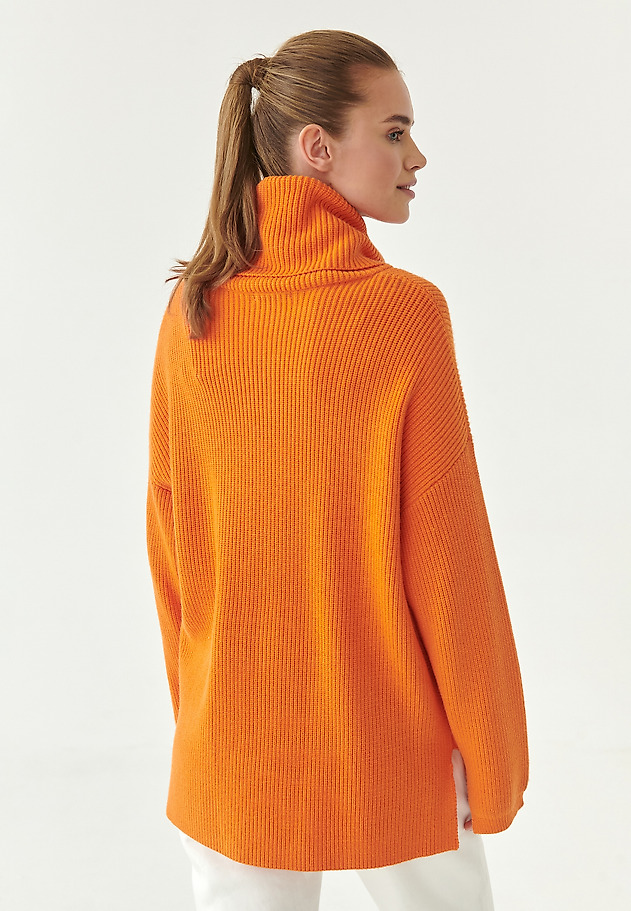 LADIES' LONG JUMPER MENSA LADIES' LONG JUMPER MENSA ORANGE 2