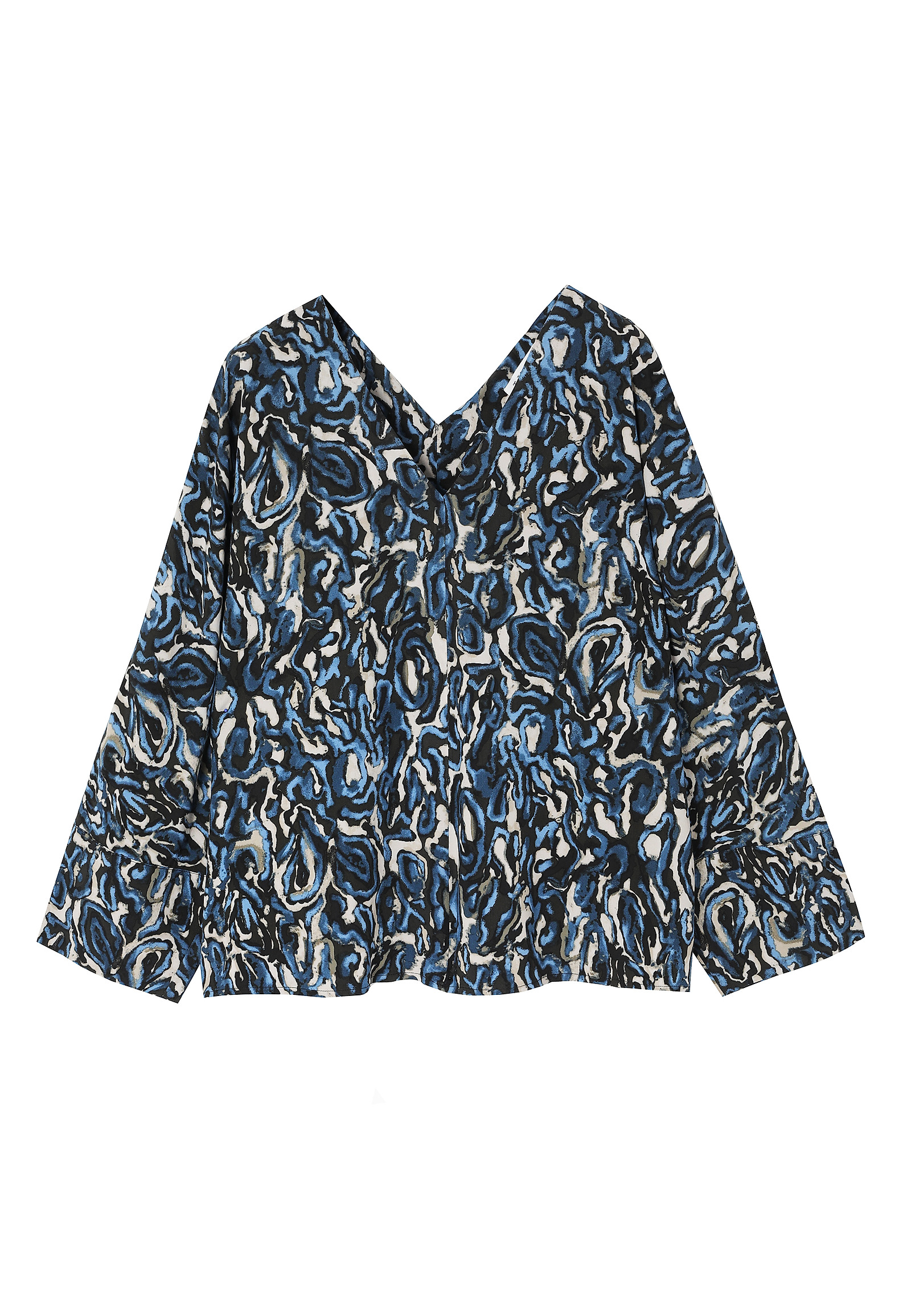VISCOSE BLOUSE WITH ORIGINAL DESIGN - VIVIENNE 1 VISCOSE BLOUSE WITH ORIGINAL DESIGN - VIVIENNE 1 MULTICOLOR 113183