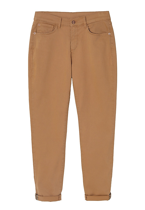 PANTALONI DE DAMĂ, DIN DENIM DEZIRA BEJ 2