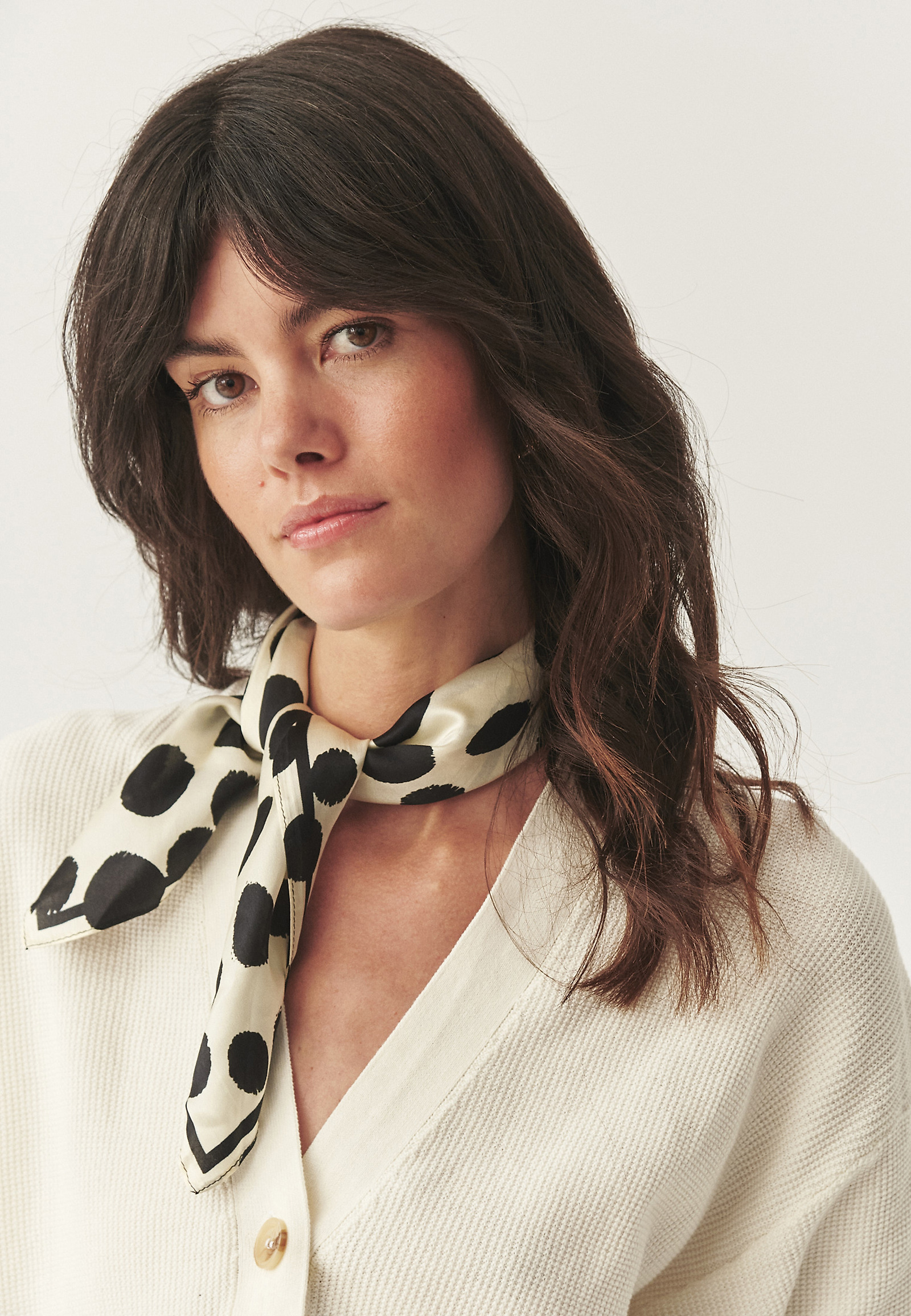 BAVLNENÝ KARDIGÁN - PONKONI BAVLNENÝ KARDIGÁN - PONKONI ECRU 113653