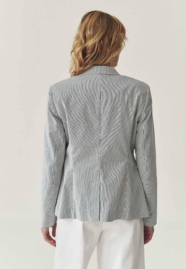 STRIPED COTTON BLAZER - KAREMA STRIPED COTTON BLAZER - KAREMA MULTIKOLOR 3