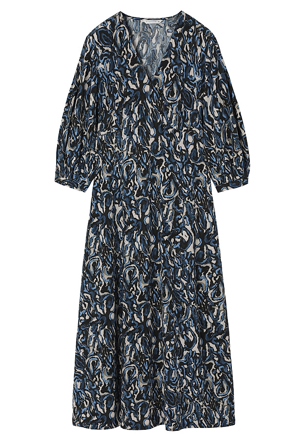 VISCOSE MIDI DRESS WITH ORIGINAL DESIGN - KASIDI VISCOSE MIDI DRESS WITH ORIGINAL DESIGN - KASIDI MULTICOLOR 7