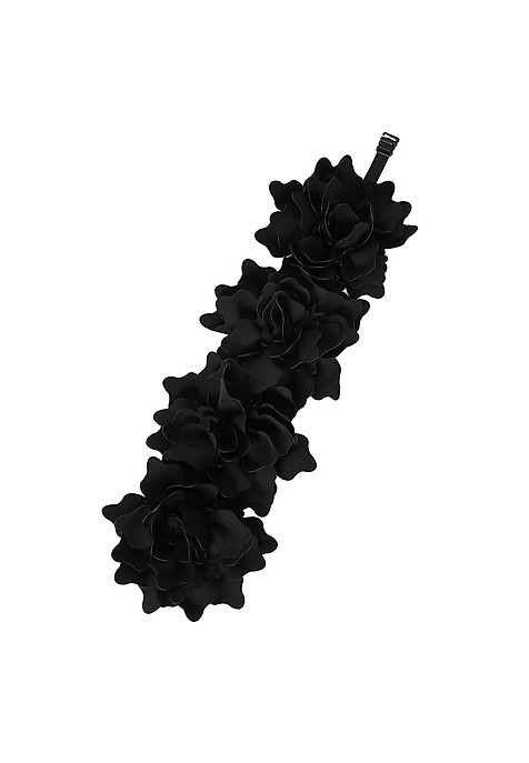 ASYMETRYCZNA SUKIENKA Z OZDOBNYM RAMIĄCZKIEM - KONTESI CZARNY 2