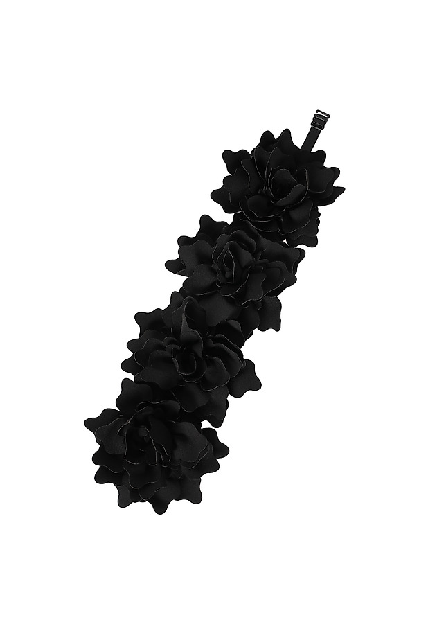 ASYMMETRICAL DRESS WITH DECORATIVE STRAP - KONTESI ASYMMETRICAL DRESS WITH DECORATIVE STRAP - KONTESI BLACK 11