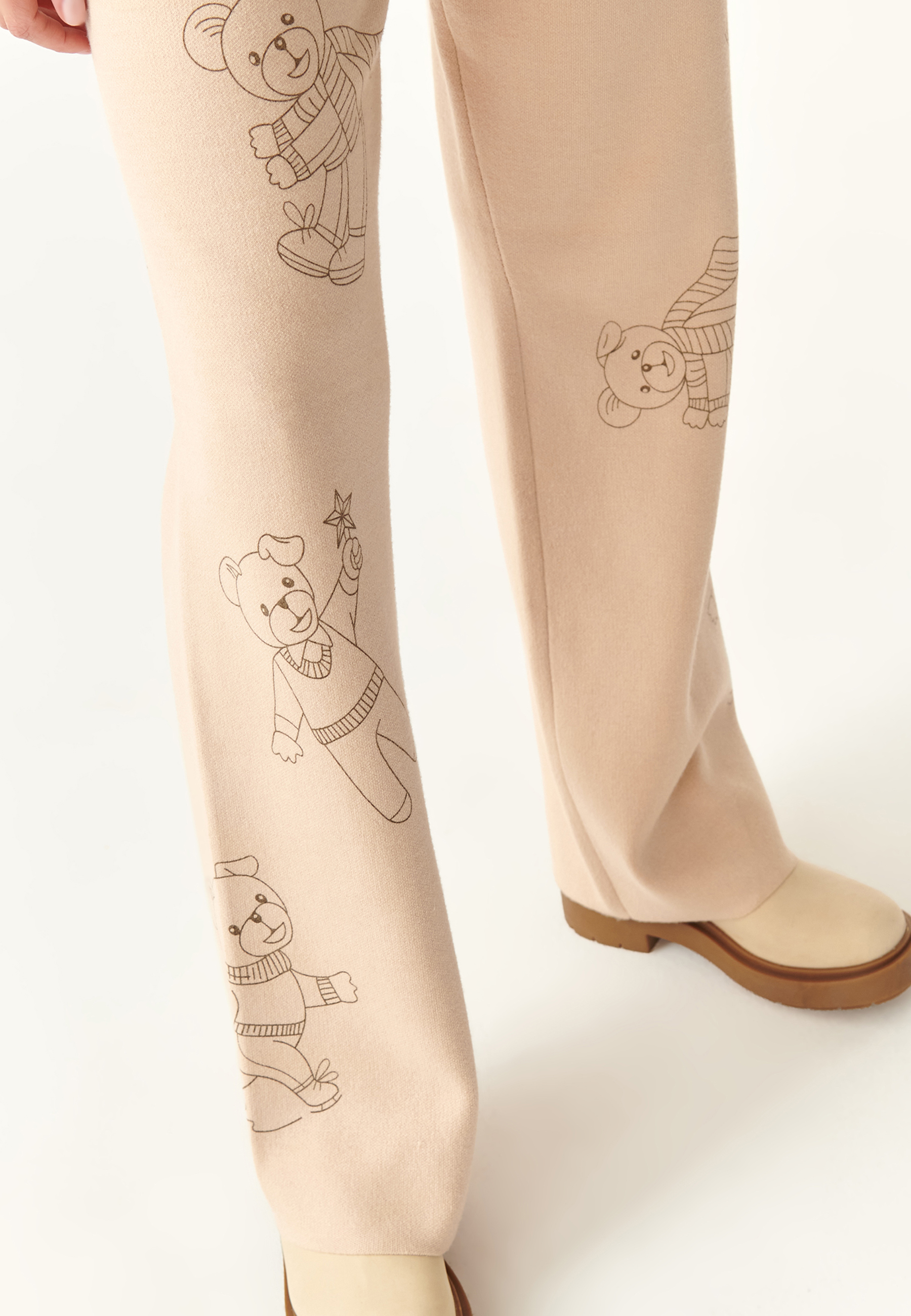 dámske nohavice pletené MAJKA 1