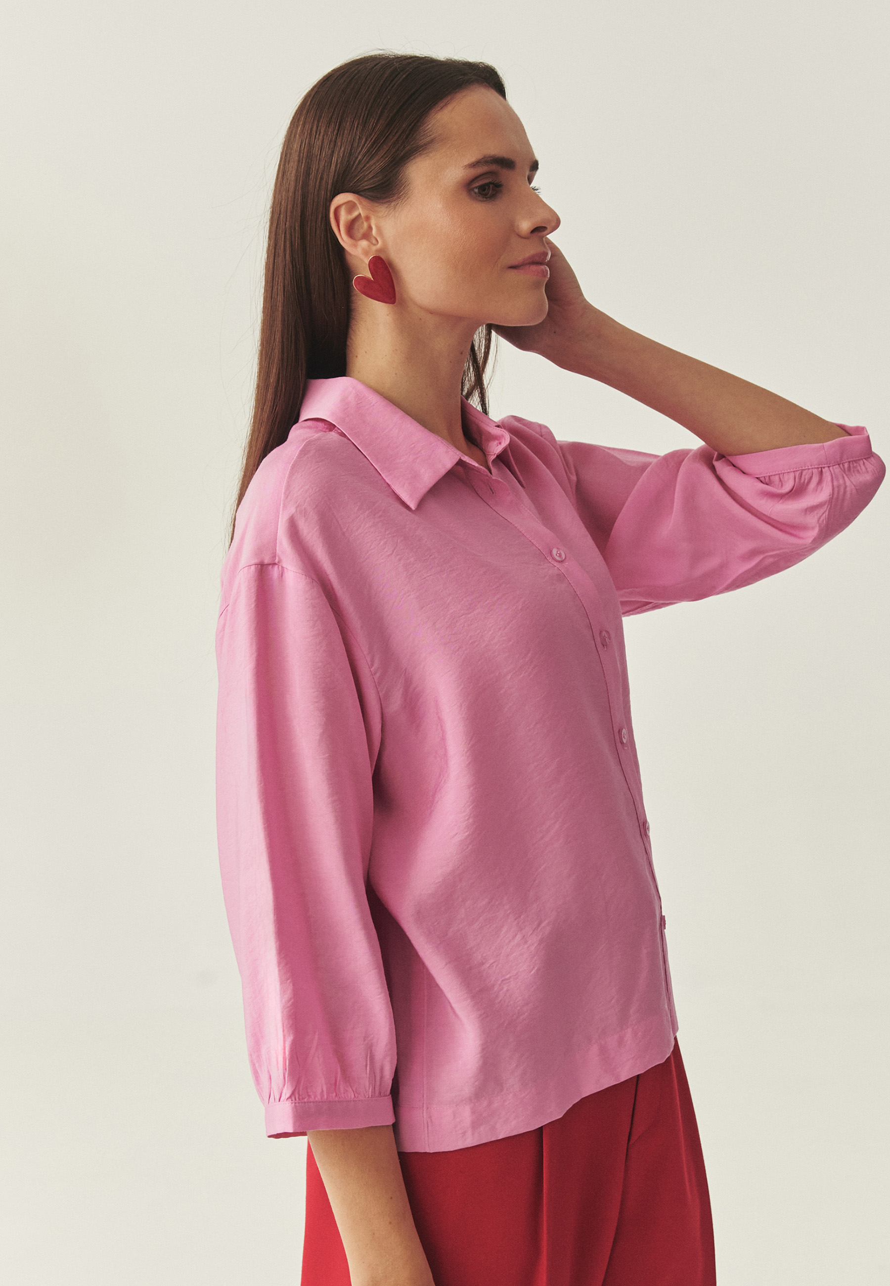 NÁUŠNICE SO SRDCOVÝM MOTÍVOM – LOVIK ČERVENÁ 2