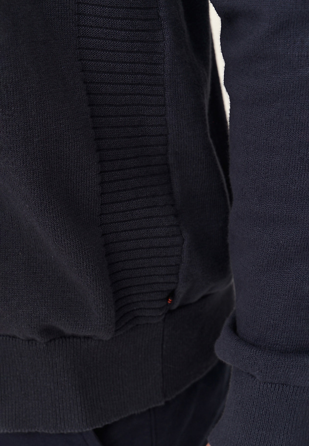 PÁNSKY SVETER NA ZIPS - SWET PÁNSKY SVETER NA ZIPS - SWET NÁMORNÍCKA MODRÁ 6