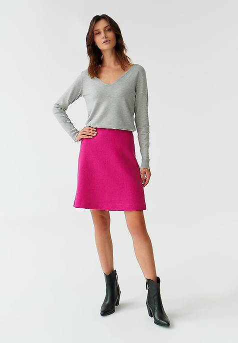 DZIANINOWA SPÓDNICA MINI MIKO DZIANINOWA SPÓDNICA MINI MIKO