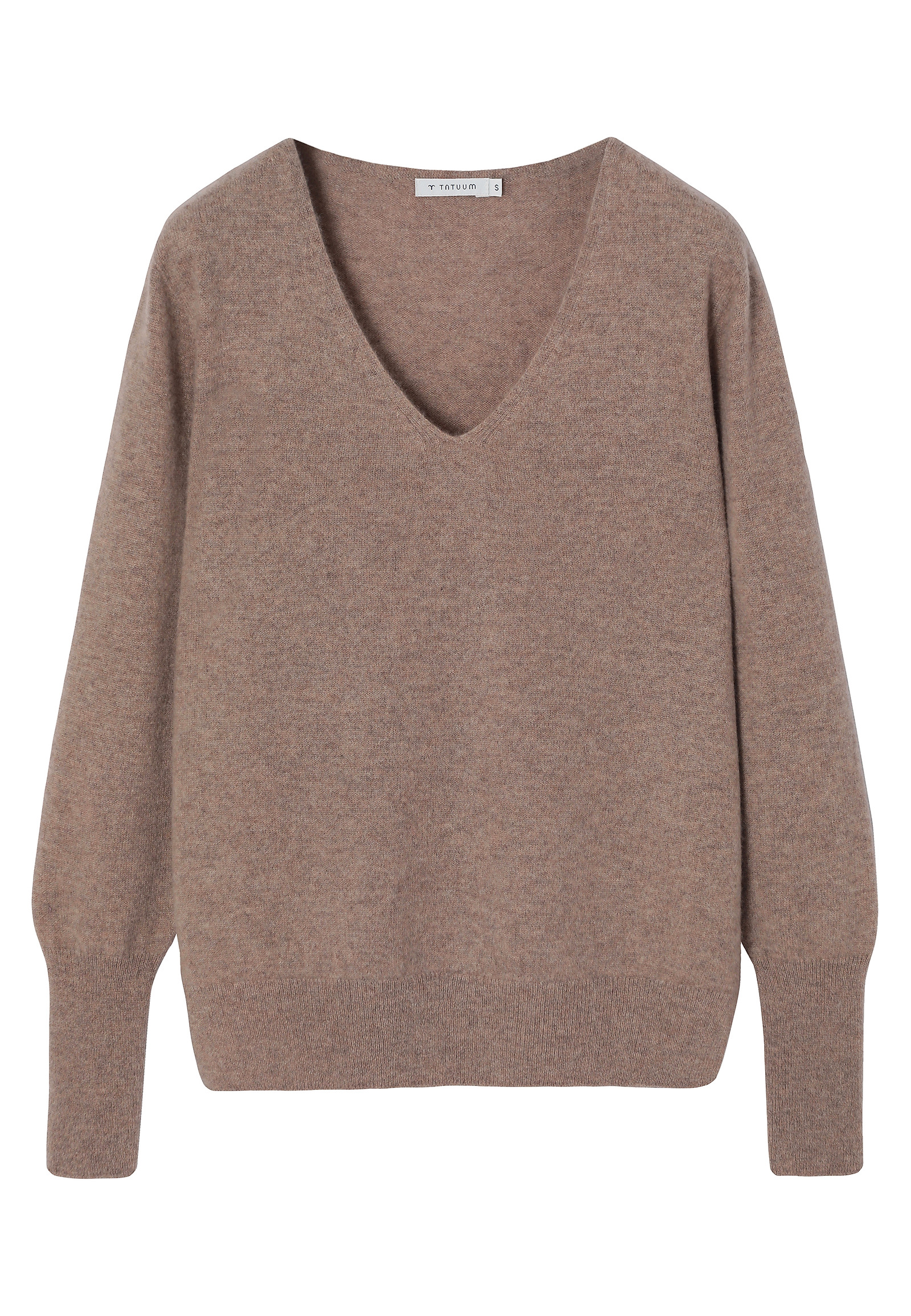 KASZMIROWY SWETER - ANISTON KASZMIROWY SWETER - ANISTON BEŻOWY 115727