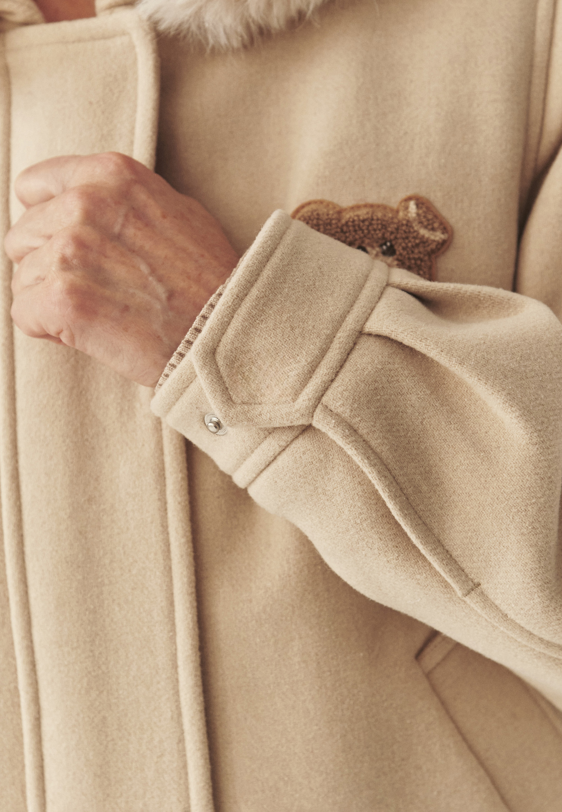 CASUAL JACKET WITH PLUSH LINING - SARKANO BEIGE 2