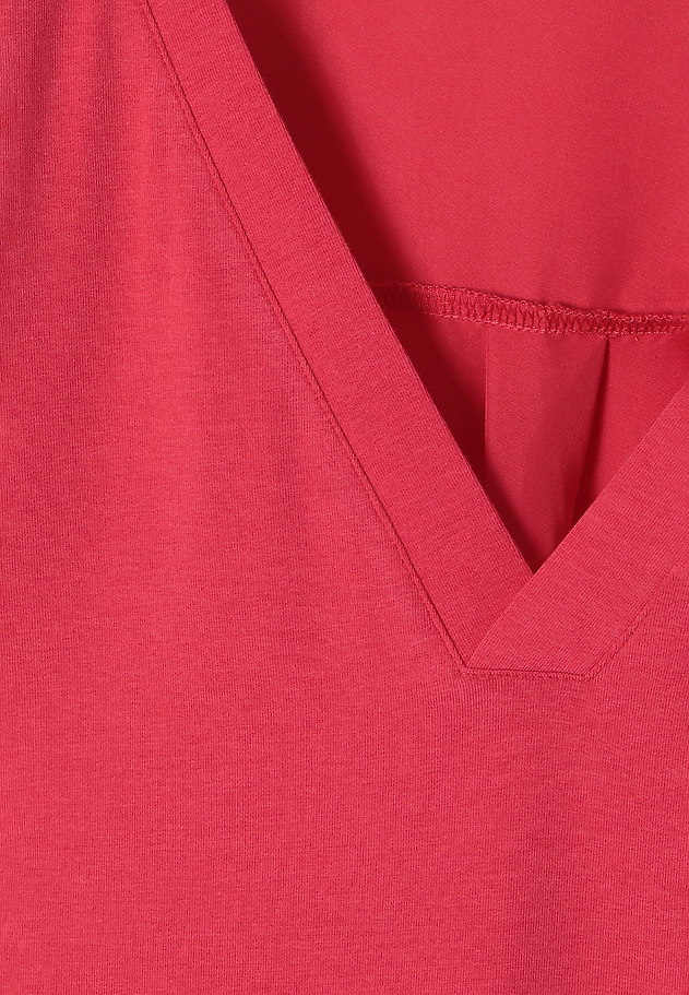 BLUZKA DAMSKA Z KRÓTKIM RĘKAWEM NUELA BLUZKA DAMSKA Z KRÓTKIM RĘKAWEM NUELA CZERWONY 6