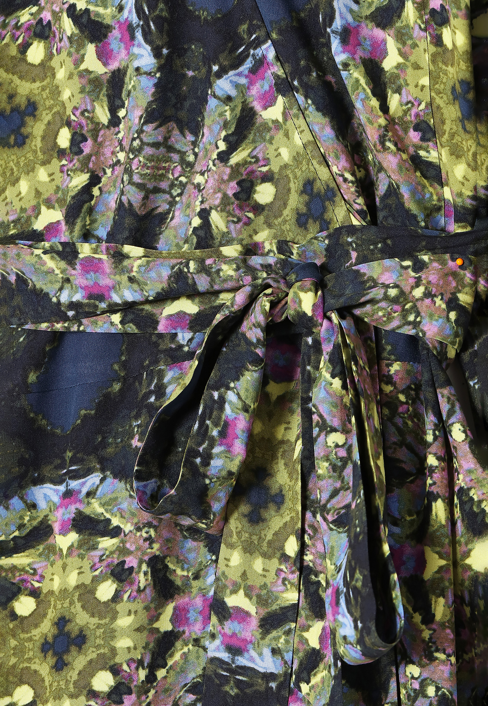 LADIES' WRAP DRESS WITH FRILLS ESTIMI LADIES' WRAP DRESS WITH FRILLS ESTIMI MULTICOLOR 80815