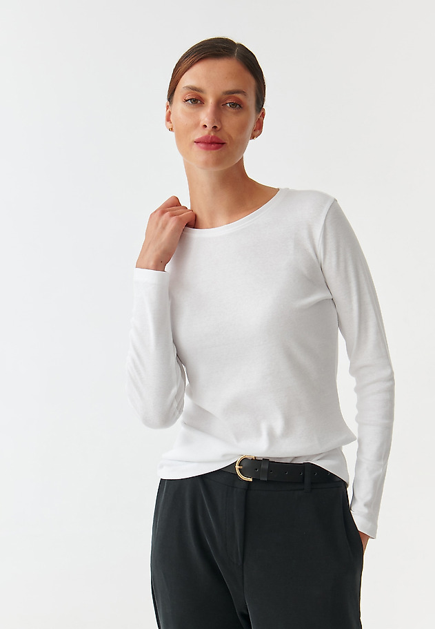 LADIES’ LONG-SLEEVED T-SHIRT BASIA LADIES’ LONG-SLEEVED T-SHIRT BASIA BIAŁY 3