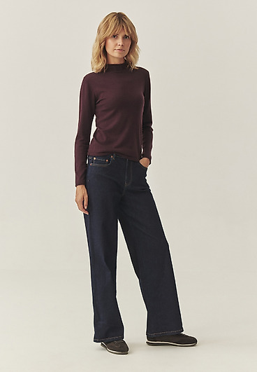 DENIM WIDE LEG TROUSERS - BROOKLYN DENIM WIDE LEG TROUSERS - BROOKLYN