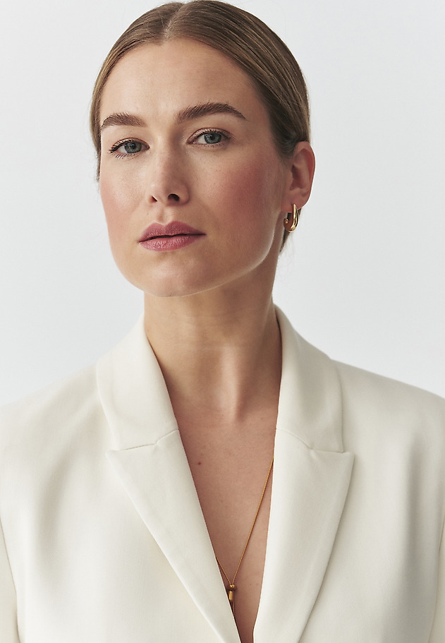 SHORT BLAZER — RENETA SHORT BLAZER — RENETA ECRU 4