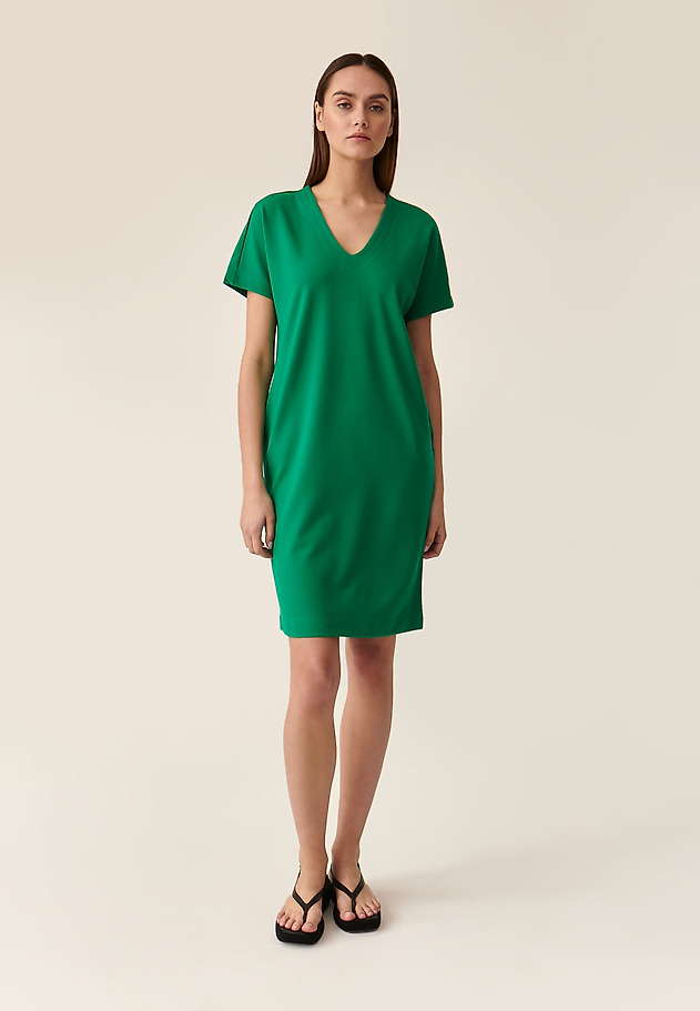 LADIES' SHORT-SLEEVE DRESS RADIMI LADIES' SHORT-SLEEVE DRESS RADIMI GREEN 1
