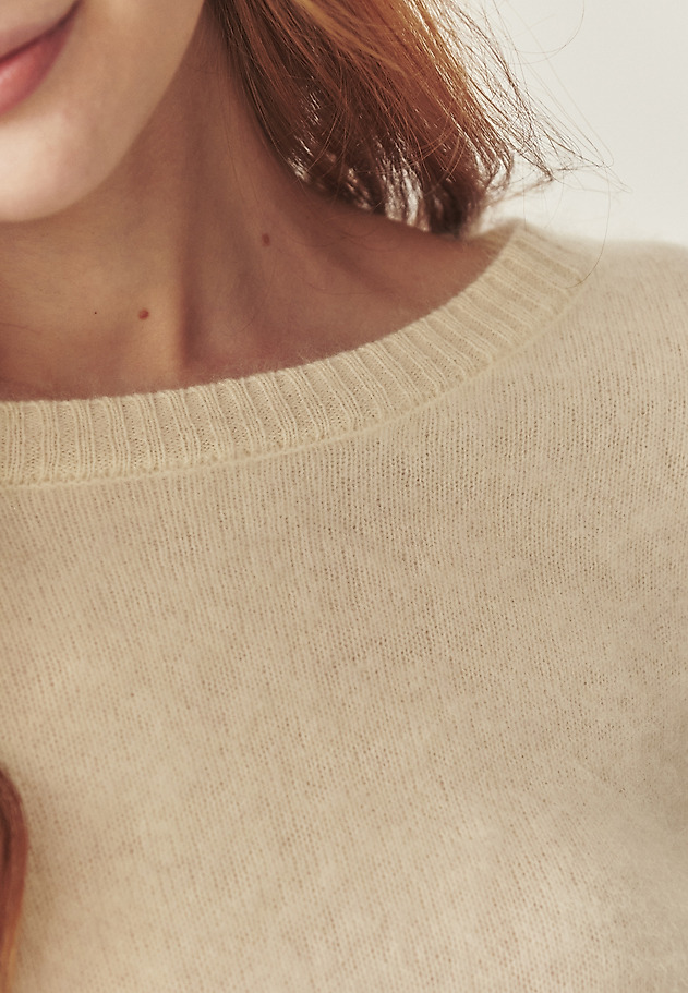 WOOL JUMPER - BELLA WOOL JUMPER - BELLA BEIGE 7