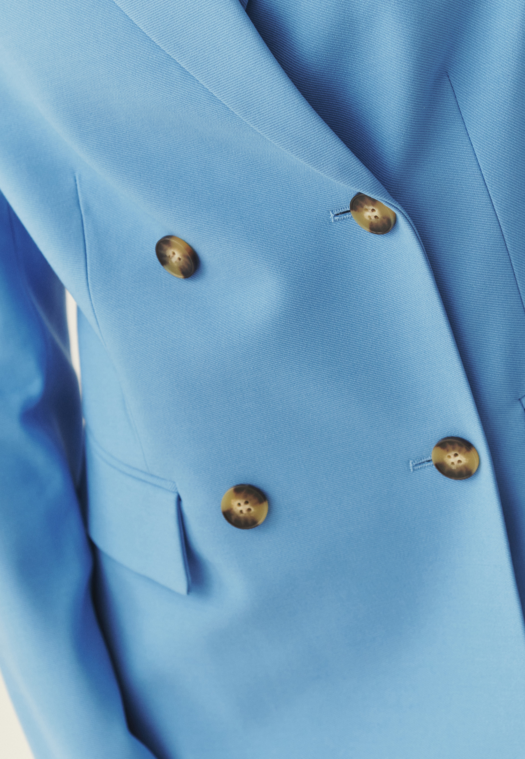 TKANINOWY ŻAKIET DWURZĘDOWY - MARSA NIEBIESKI 2