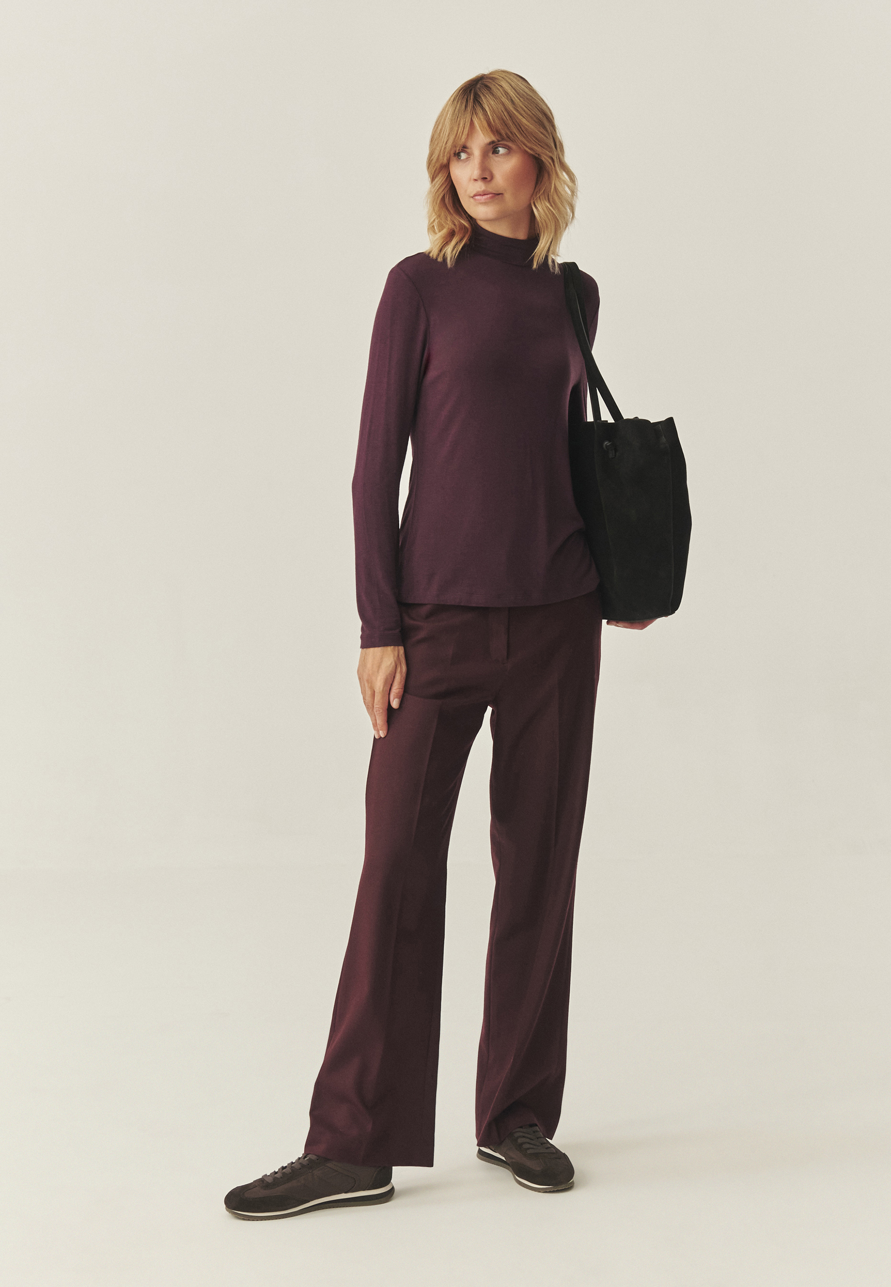 PANTALONI DIN LANA - WILLIAMSBURG ROȘU 2