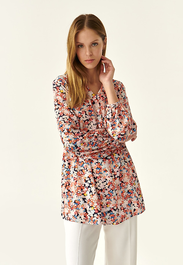 LADIES' FLORAL PRINTED BLOUSE SOMKO LADIES' FLORAL PRINTED BLOUSE SOMKO MULTIKOLOR 2