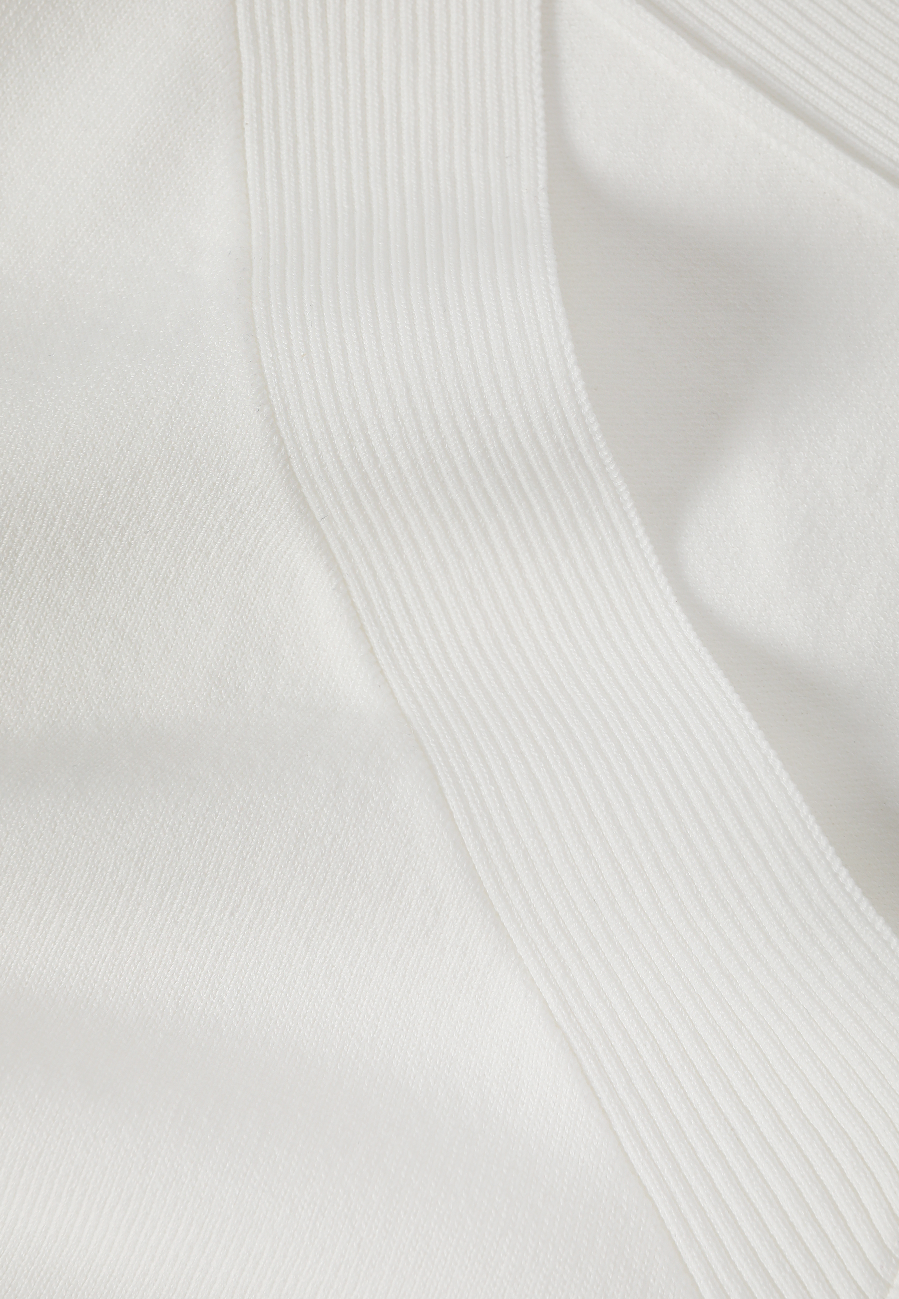 BLUZĂ DIN TRICOT CU VISCOZĂ - KANDA ALB 2