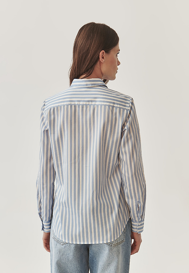 LADIES’ CLASSIC SHIRT IN VERTICAL STRIPES - EDNA LADIES’ CLASSIC SHIRT IN VERTICAL STRIPES - EDNA MULTIKOLOR 4