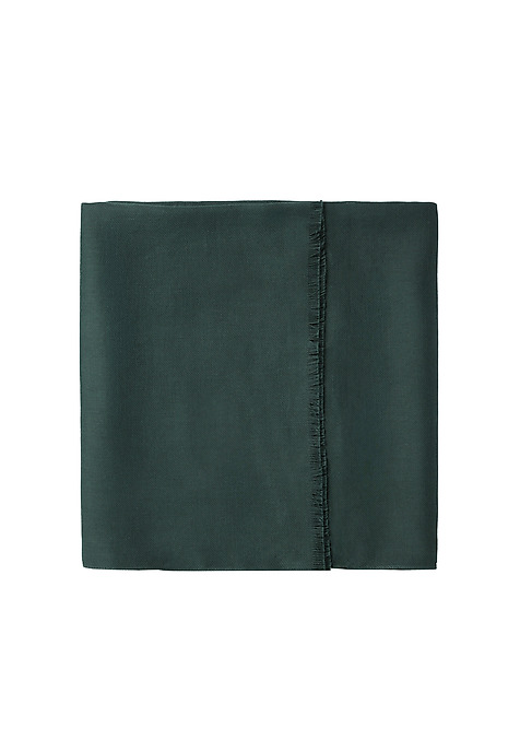 LADIES' COTTON SCARF — SENICA GREEN 2