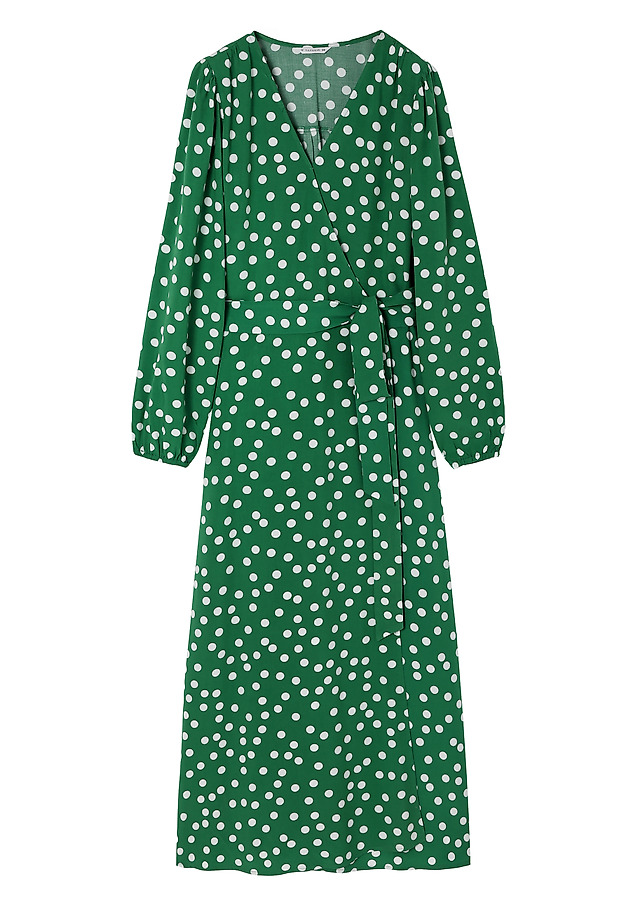 ROCHIE MAXI DIN VISCOZĂ, CU BULINE — SIA ROCHIE MAXI DIN VISCOZĂ, CU BULINE — SIA MULTICOLOR 11