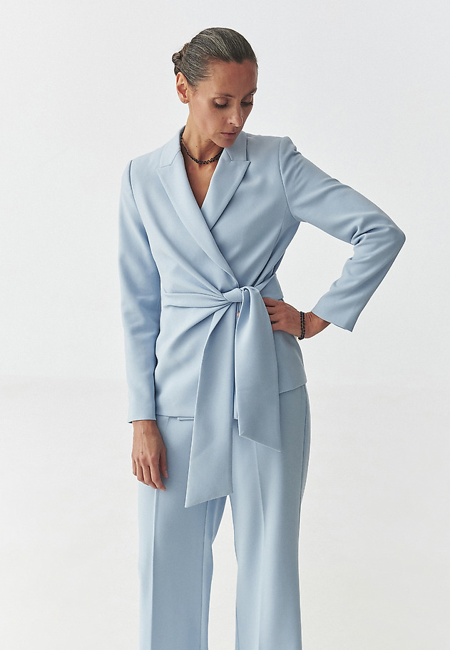 PASTEL WOVEN JACKET — MALMA PASTEL WOVEN JACKET — MALMA NIEBIESKI 3