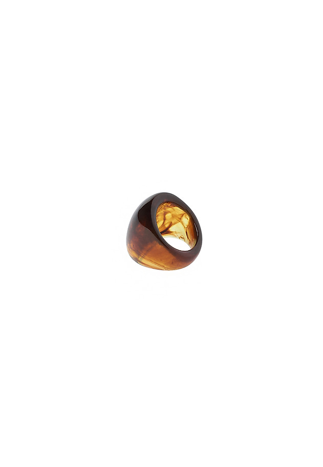 RESIN RING - LUCIE RESIN RING - LUCIE BRĄZOWY 2